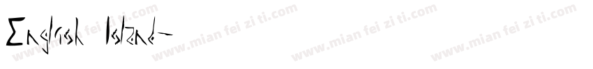English Island字体转换
